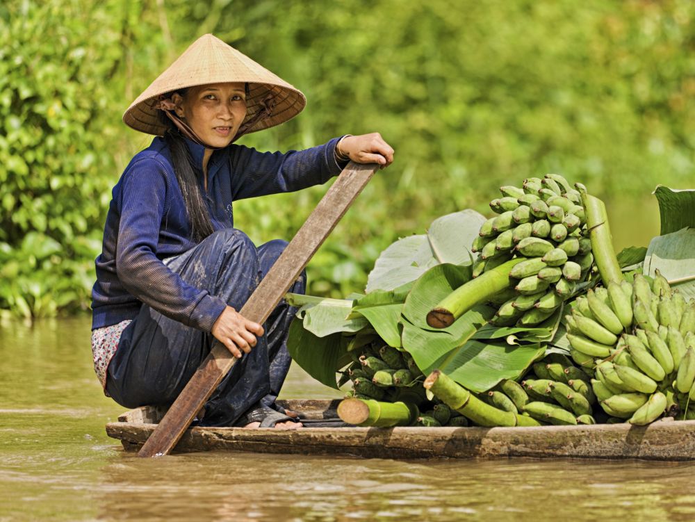 Vietnamienne dans le Delta du Mékong