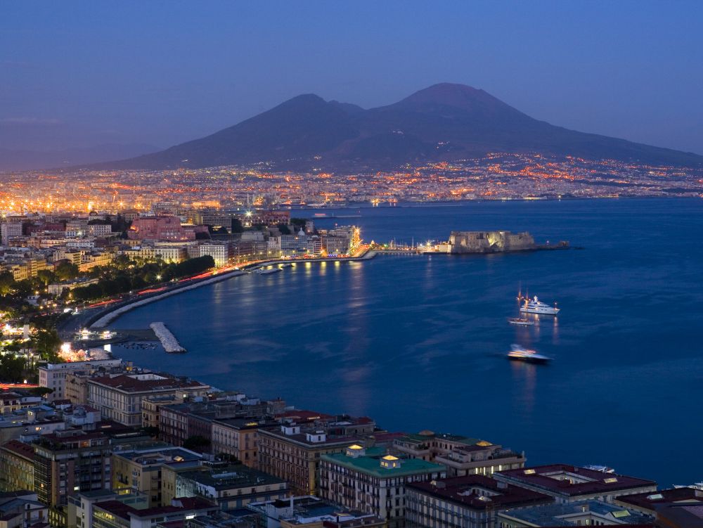 Baie de Naples et le Vésuve