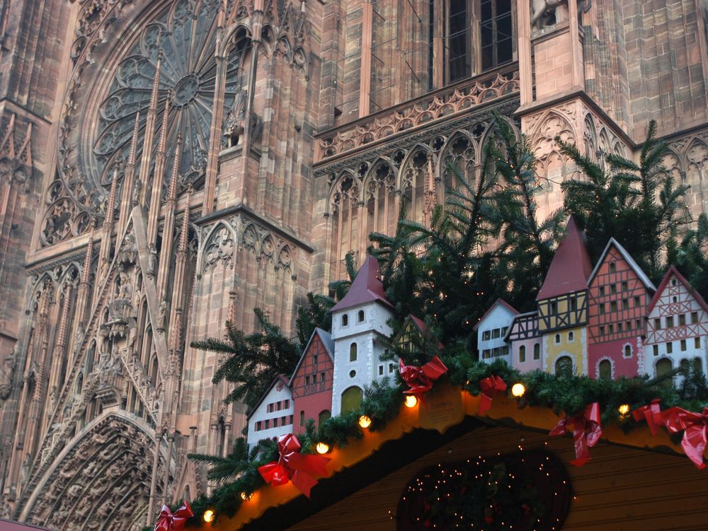 Strasbourg : place de la cathédrale