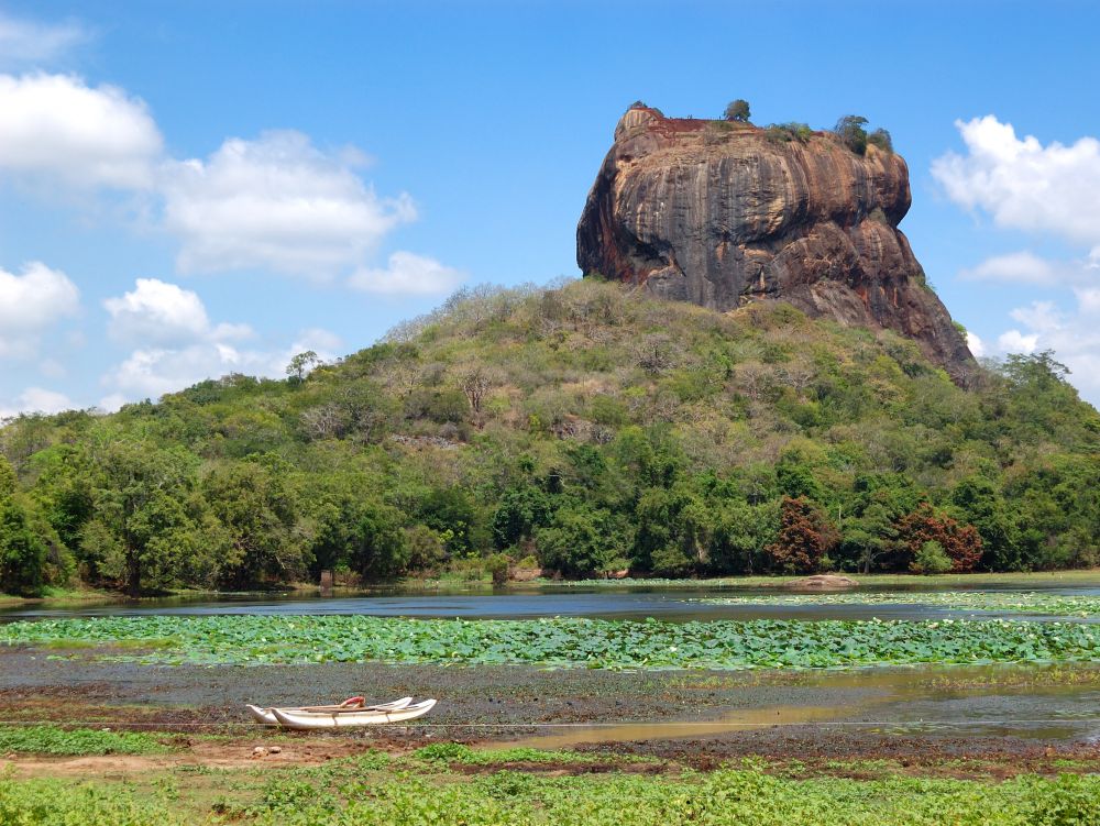 Sigiriya - le rocher du lion