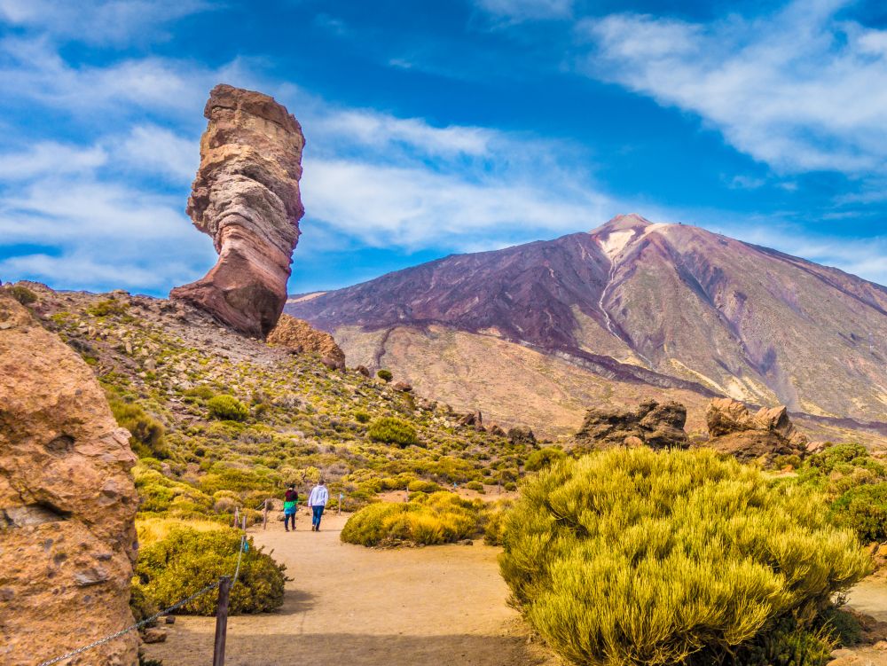Pic du Teide et formation rocheuse Cinchado