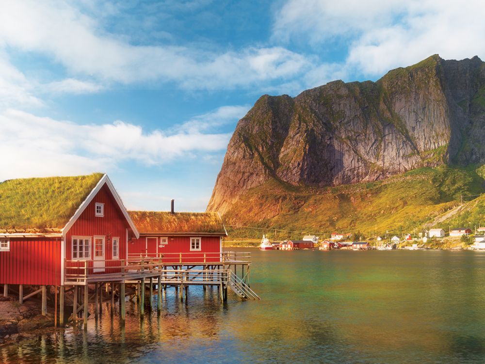 Maison de pêcheur, lofoten, Norvège
