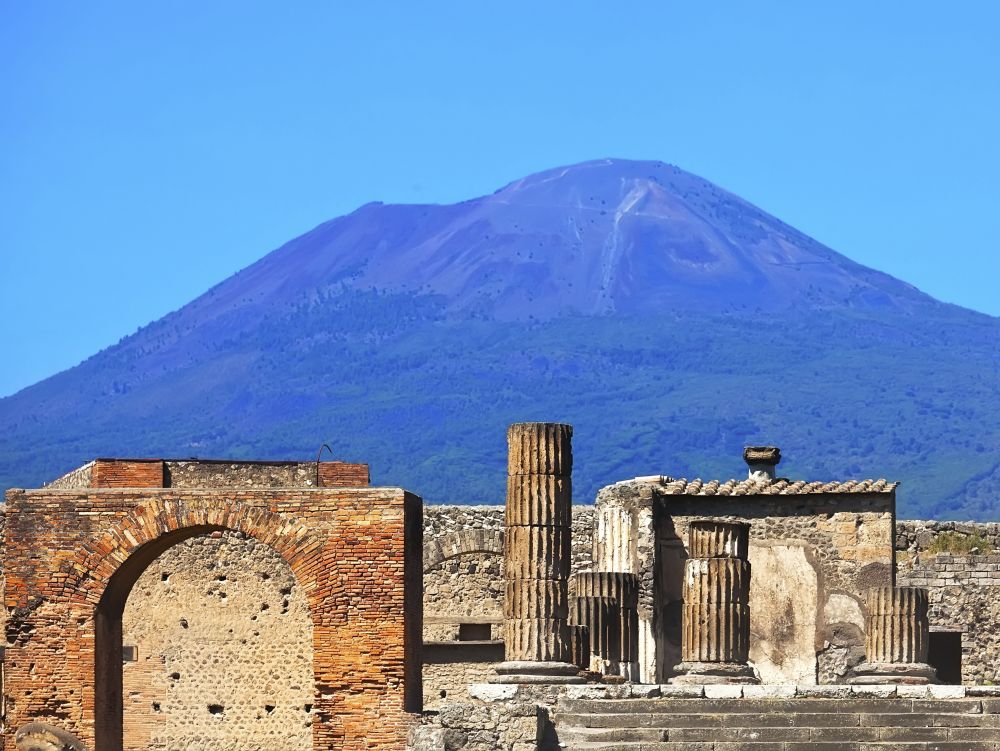 Pompei et le Vésuve