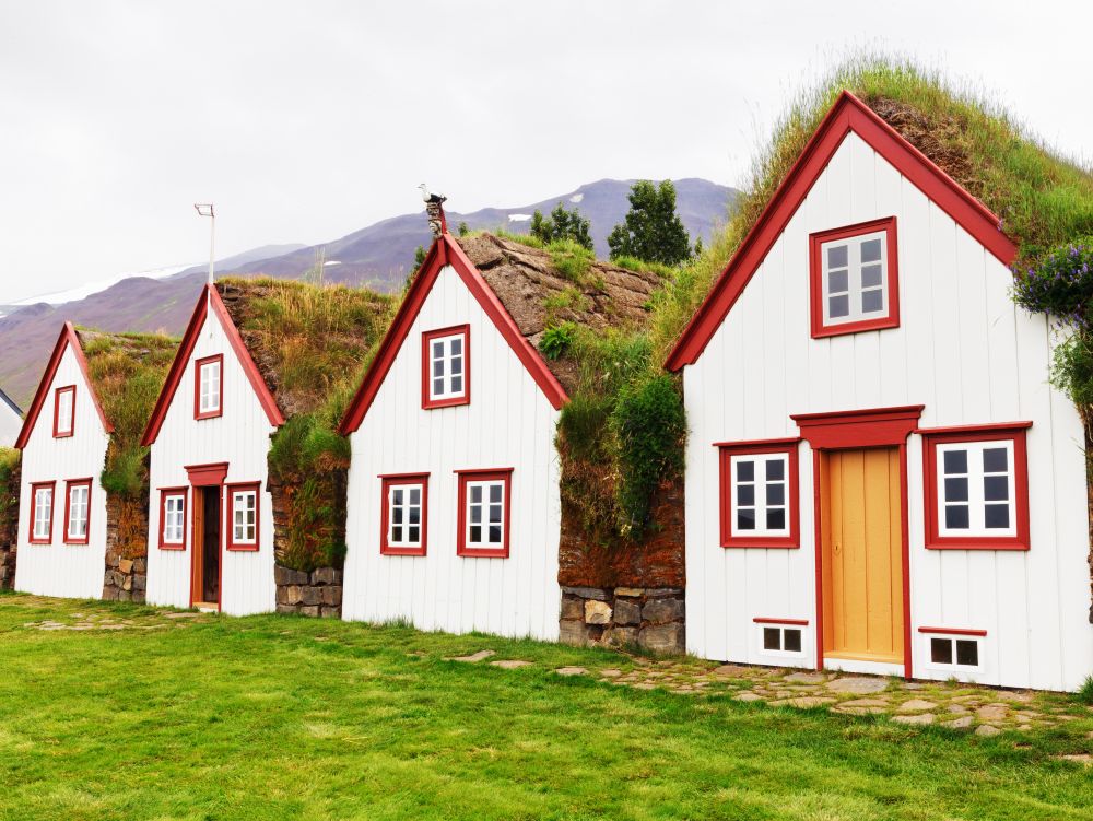 Akureyri - Maisons de Tourbe