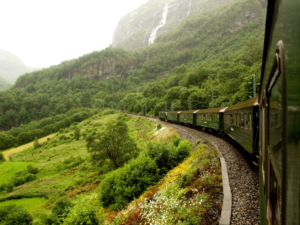 Train de Flåm à Myrdal Flamsbana