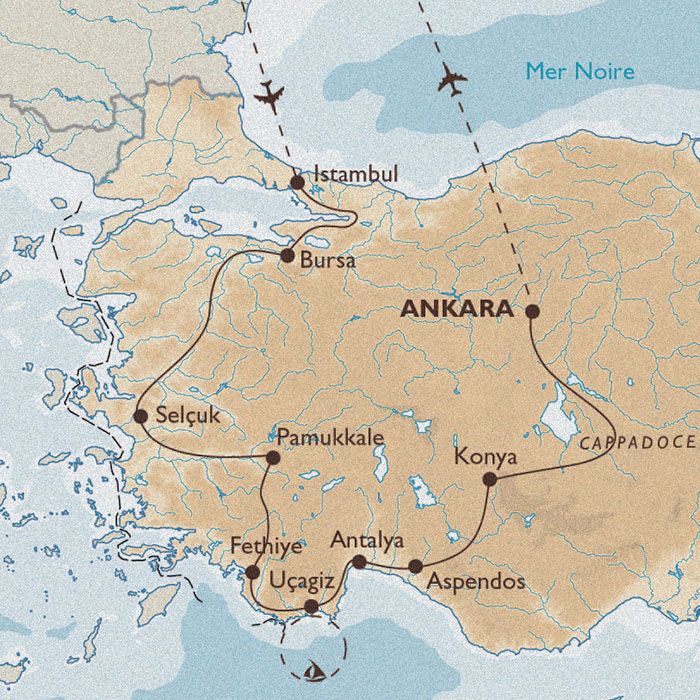Carte Turquie