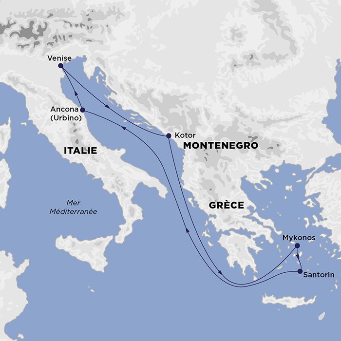 Carte Croisière MSC ARMONIA 2023