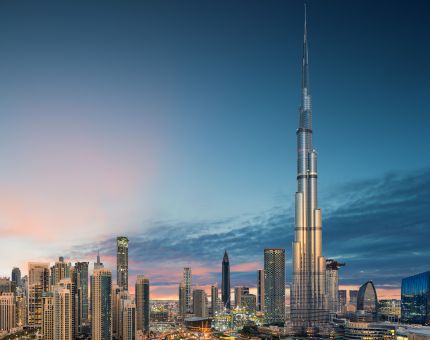 L'ascension du Burj Khalifa.