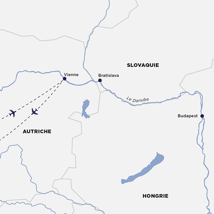 Carte Croisière DANUBE 2022