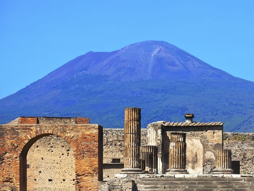 Pompei et le Vésuve