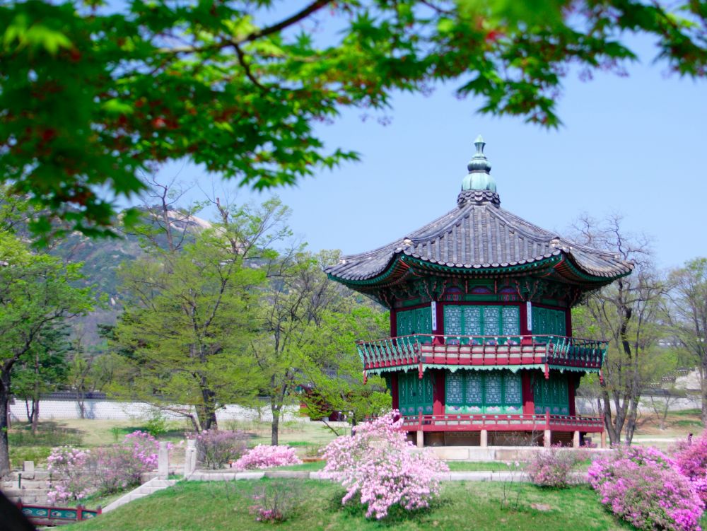 Pavillon dans le palais Kyoungbok