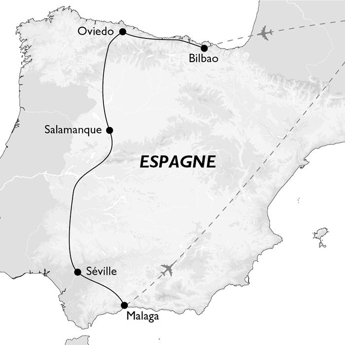 Carte sur la Route de l'Argent