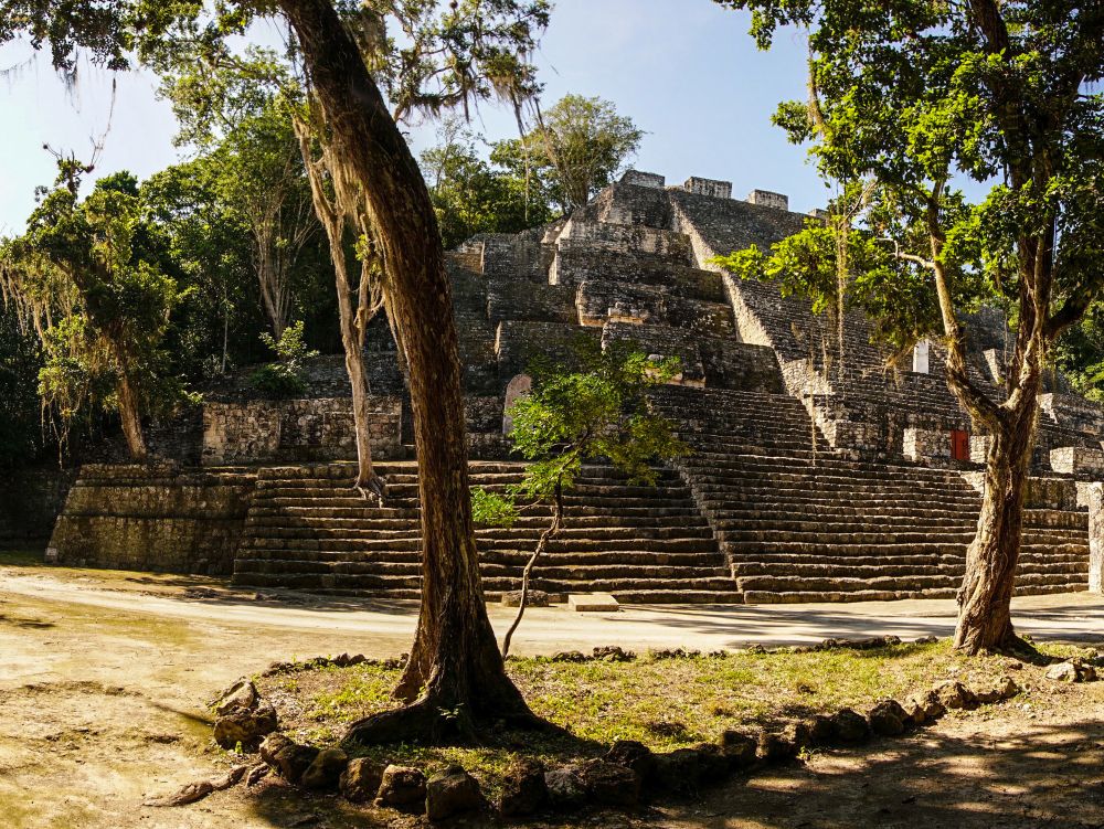 Calakmul Maya Ruins, Yucatan, Mexico.