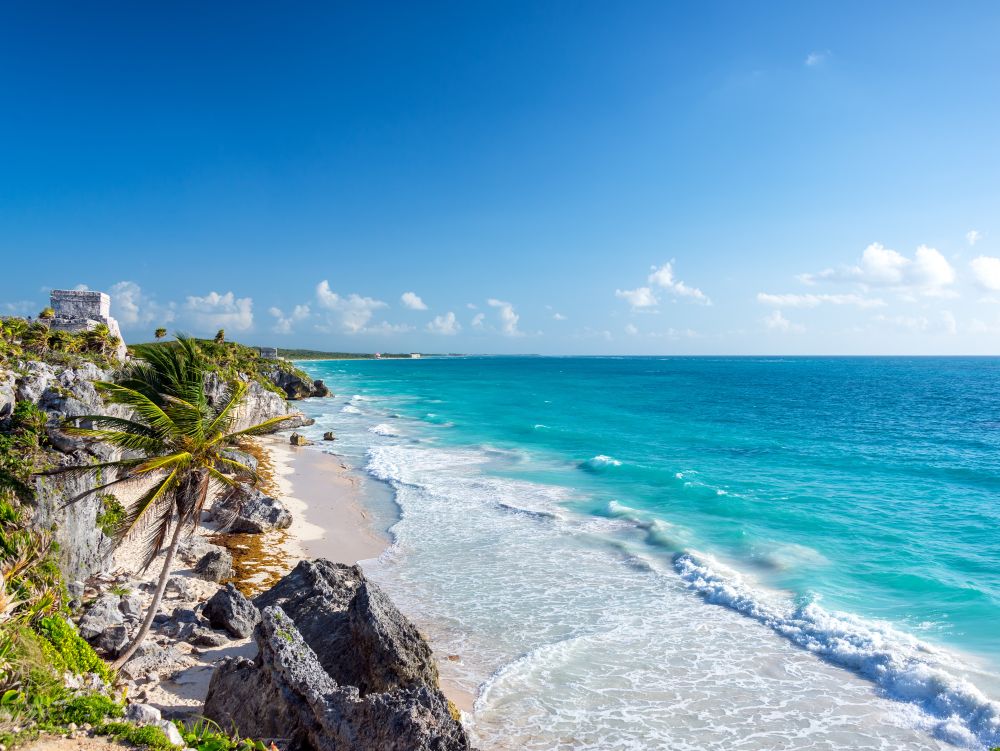 Tulum Ruines et mer Caraïbes