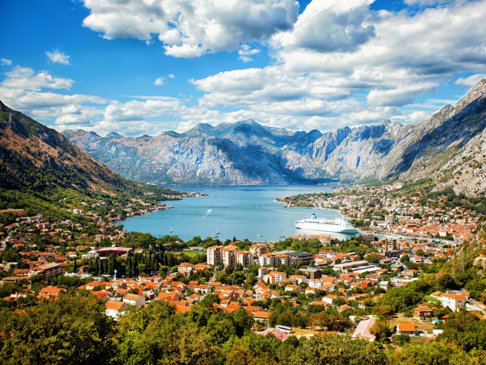 Kotor in a beautiful summer day, Montenegro