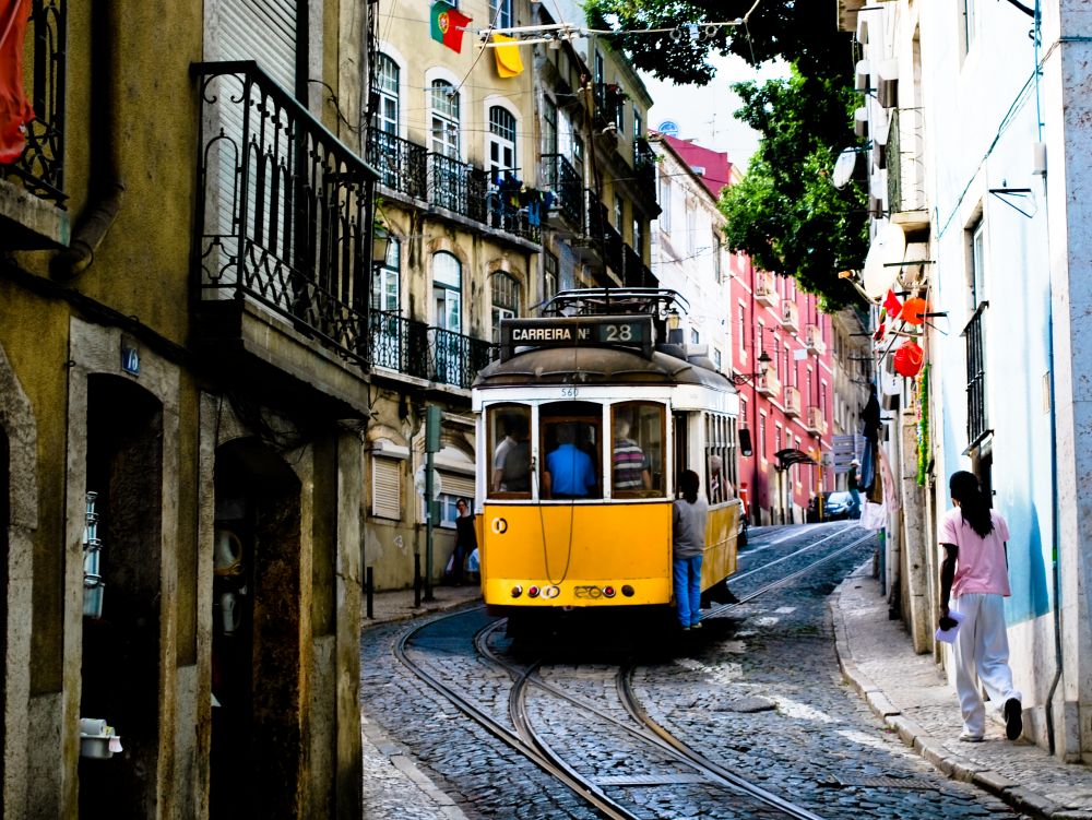 Les fameux tramways électriques nommés "elétricos"