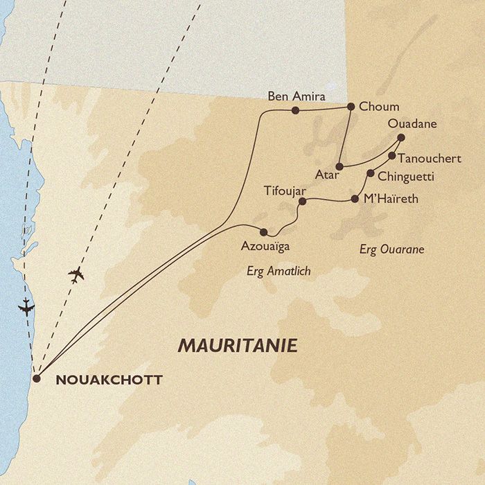 carte Mauritanie