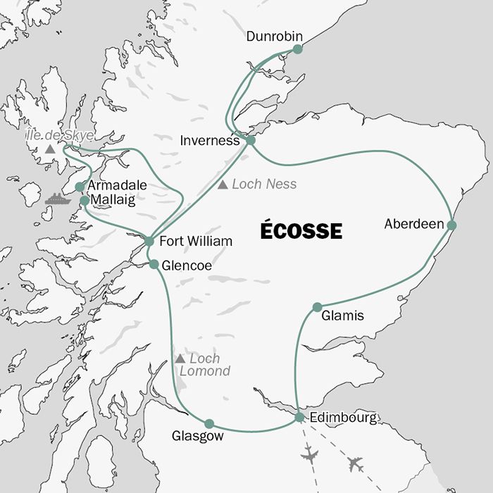 carte Ecosse