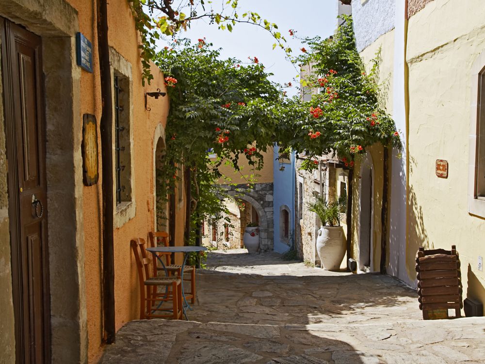 Rue grecque traditionnelle