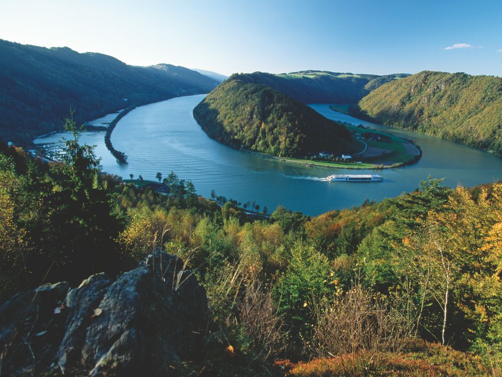 Danube près de Schloegen