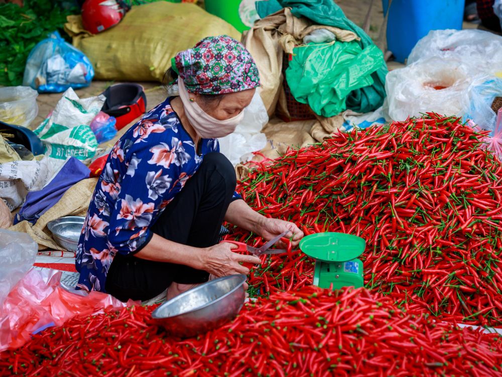 Marché au Vietnam