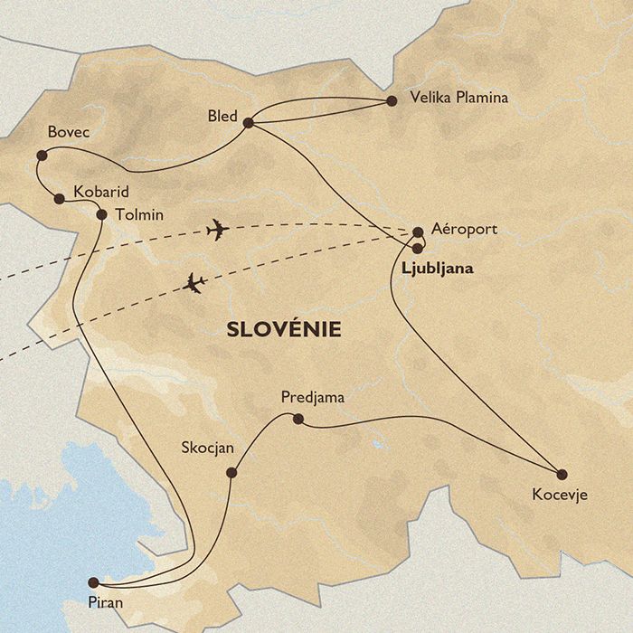 carte Slovénie