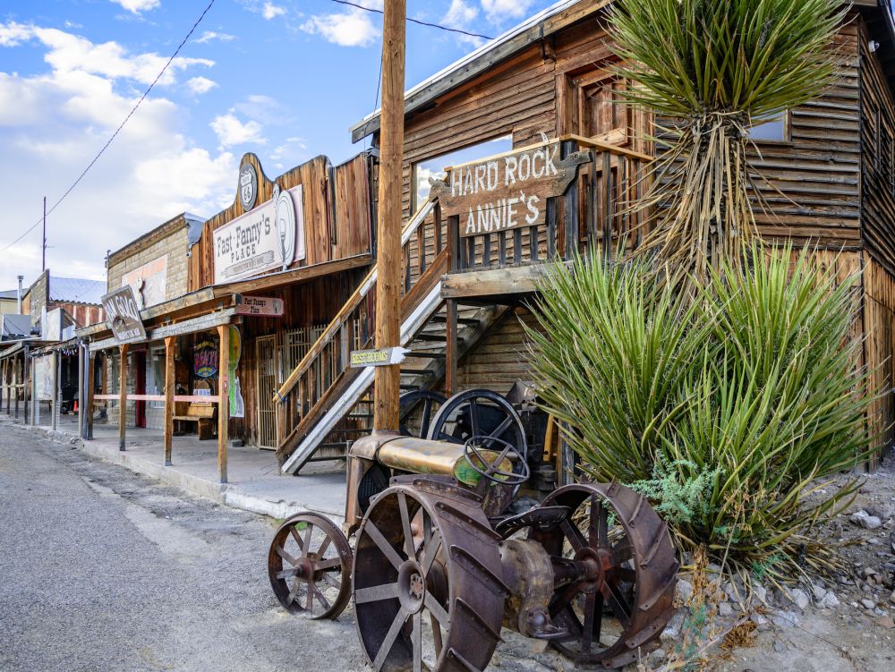 Oatman sur route 66