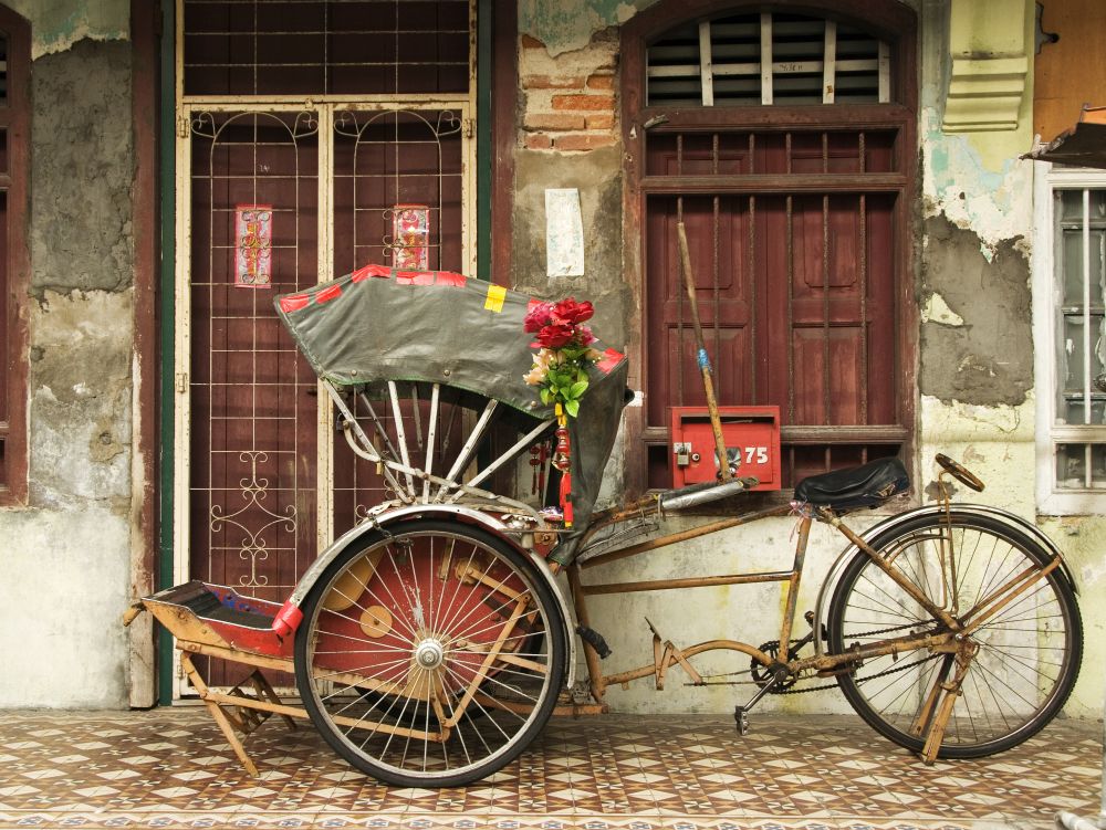Pousse pousse, George Town, Penang