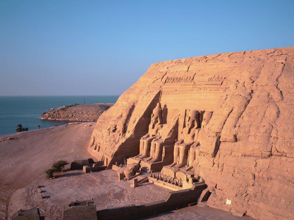 Abou Simbel, façade du grand temple