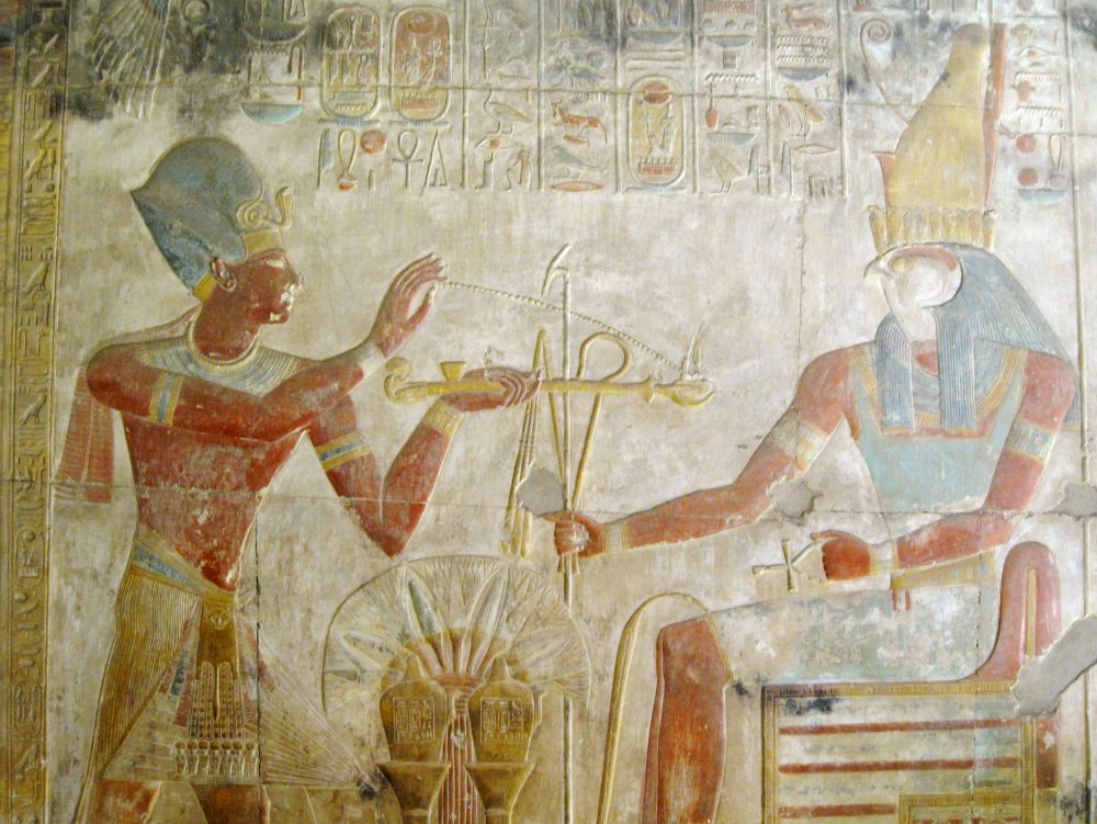 Abydos, Horus et le pharaon