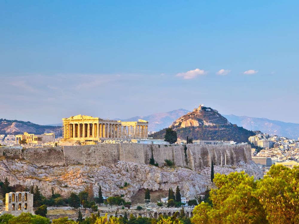 Vue sur l'Acropole - Athènes
