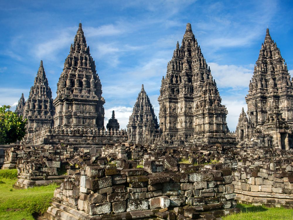Prambanan temple near Yogyakarta on Java island, Indonesia