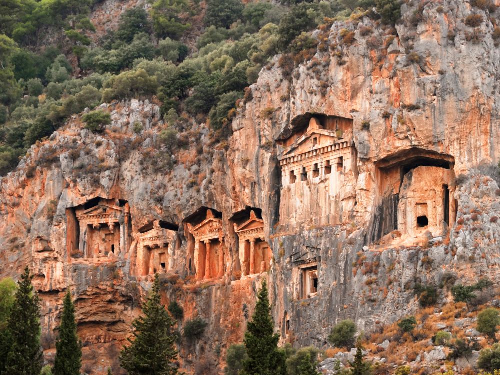 Lycian Tombs Of Caunos, Dalyan, Mugla