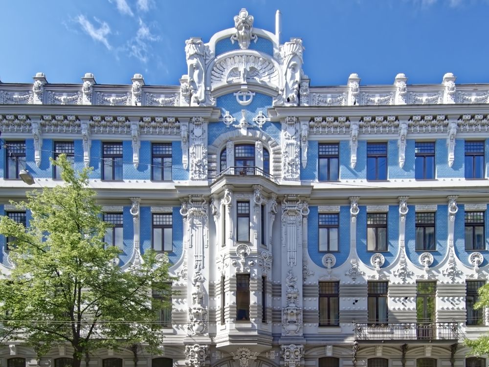 Riga, architecture Art nouveau