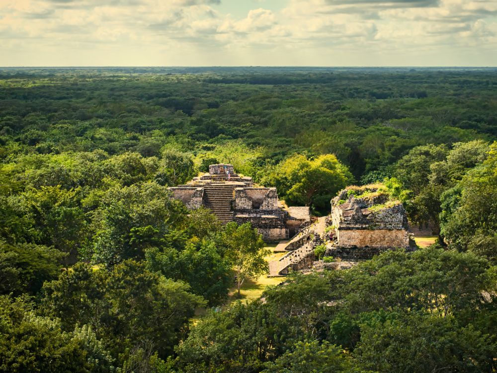 Ek Balam Mayan Archeological Site. Maya Ruins, Yucatan Peninsula, Mexico