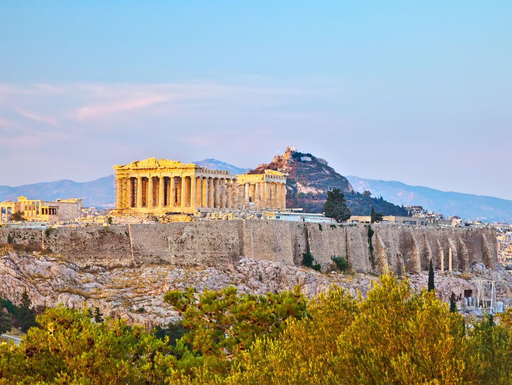 Vue sur l'Acropolis, Athènes