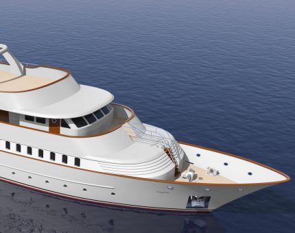 Le yacht MV Il Mare