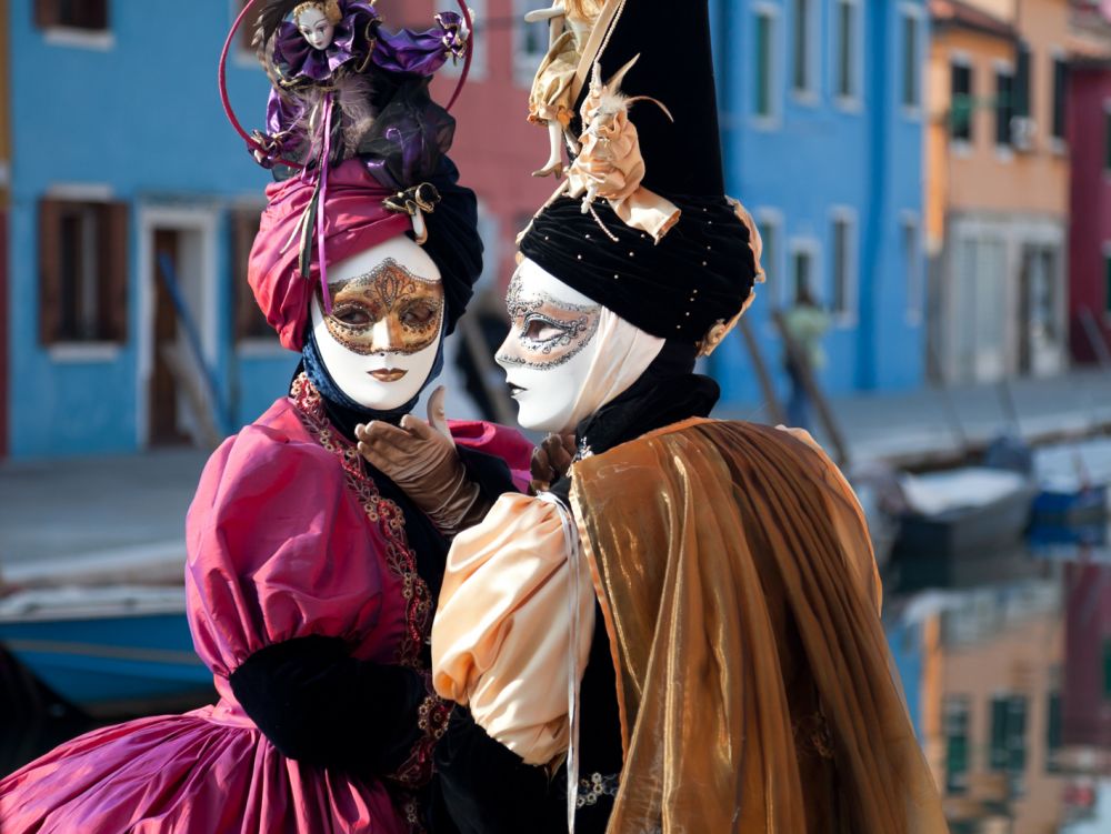 Venise : costumes carnavalesques