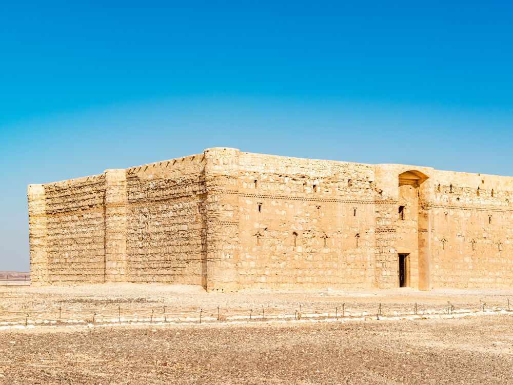 Qasr Kharana in present-day eastern Jordan.