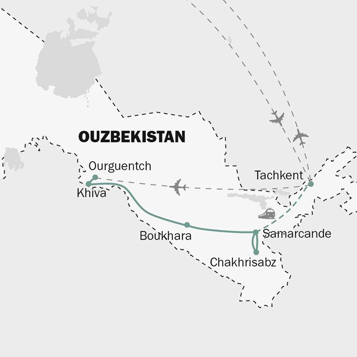 Itinéraire Merveilles d'Ouzbékistan