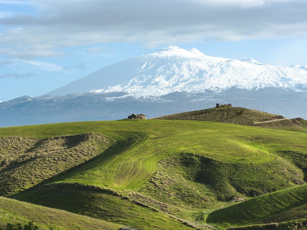 Paysage avec l'Etna