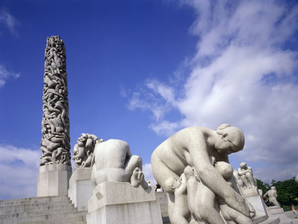 Oslo, parc des scultures Frogner