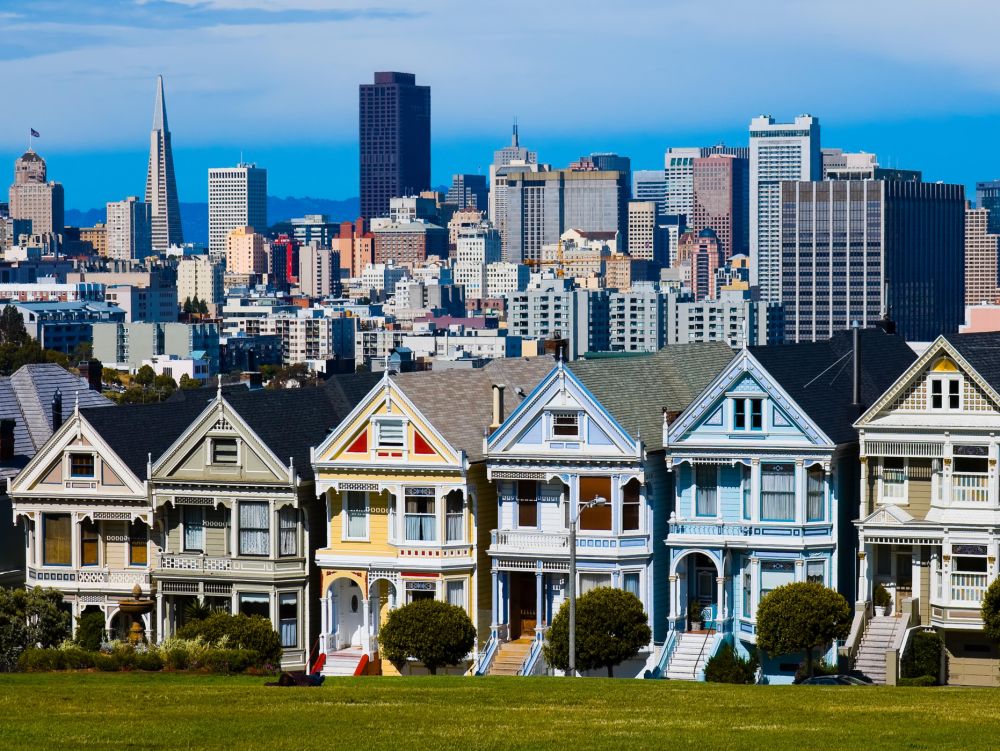 Maisons victoriennes à San Francisco