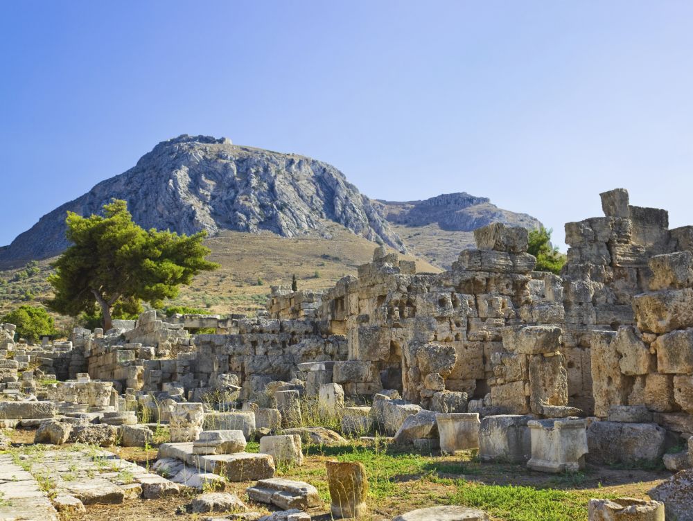 Ruines de Corinthe, Grèce