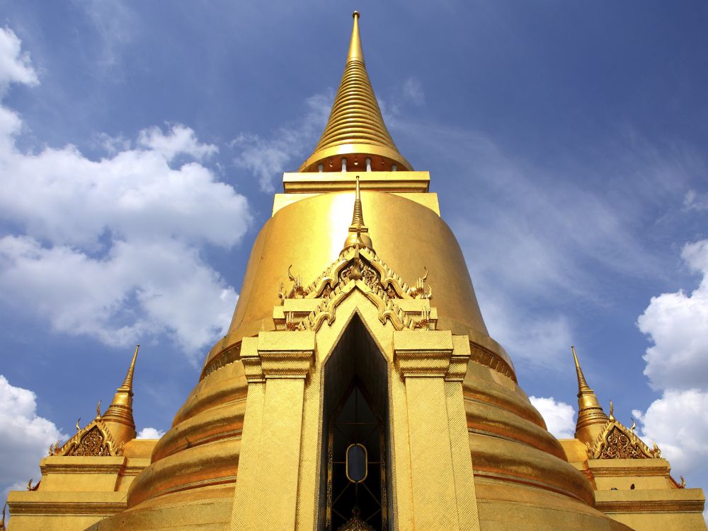 Gold Pagode d'or à  Wat Phra Kaew -  Bangkok