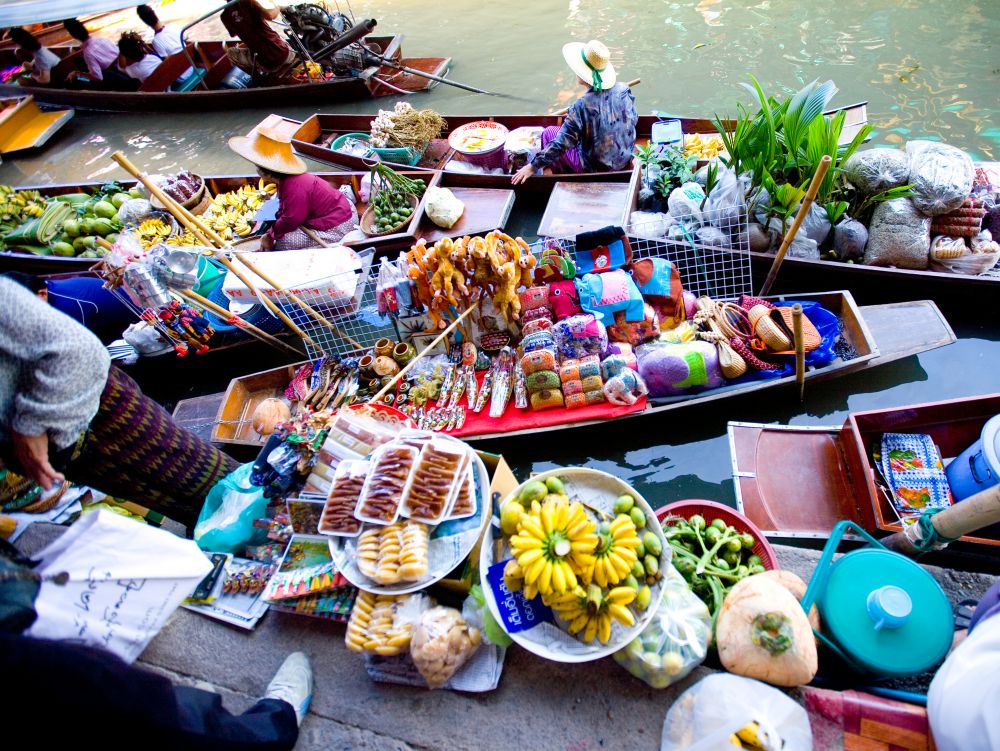 Marché flottant