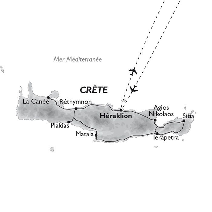 Carte Crète 2019