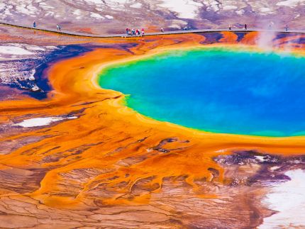 Grand Prismatic Spring in Yellowstone National Park