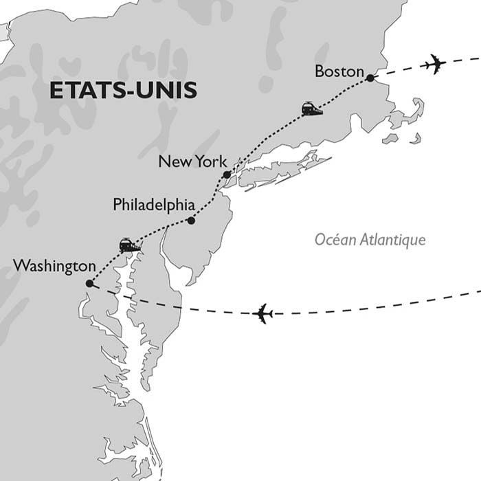 Villes historiques de la côte Est