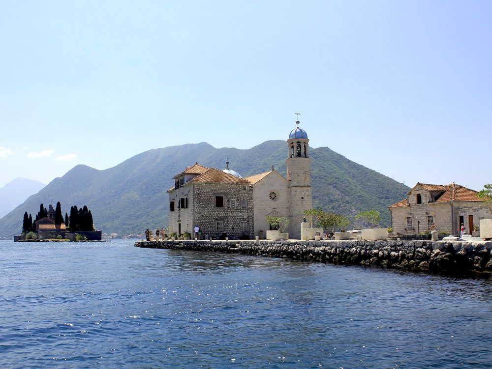 Perast : îlots St Georges et Notre Dame des Rochers